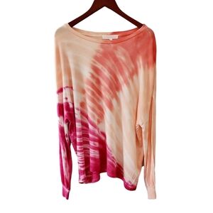 Adyson Parker Tie Dyed Look Lightweight Sweater Plus Size 2x/NWT
